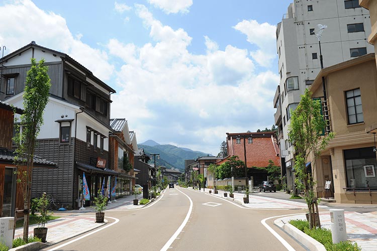 温泉街観光コース